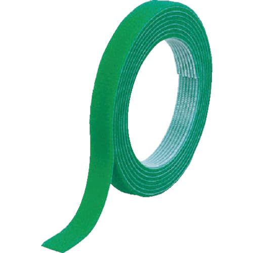 結束テープ 両面 20mm×30m 緑 20巻セット 結束バンド 配線整理 ケーブル収納 固定用 業務用 作業用品|EverestOnline