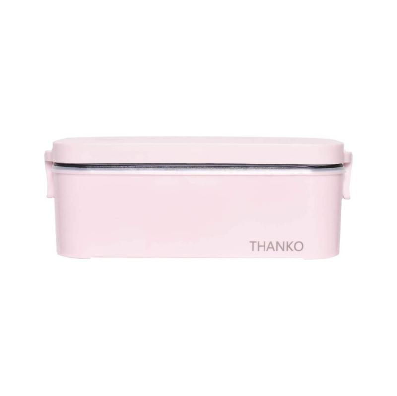 THANKO おひとりさま用超高速弁当箱炊飯器 白色/さくら色/藍色 炊飯器 弁当箱 一段 小型 食洗機対応 一人用