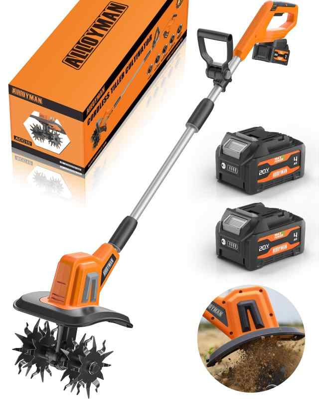 楽天市場】Alloyman 耕運機 家庭用 充電式耕うん機 【2025新登場】2個