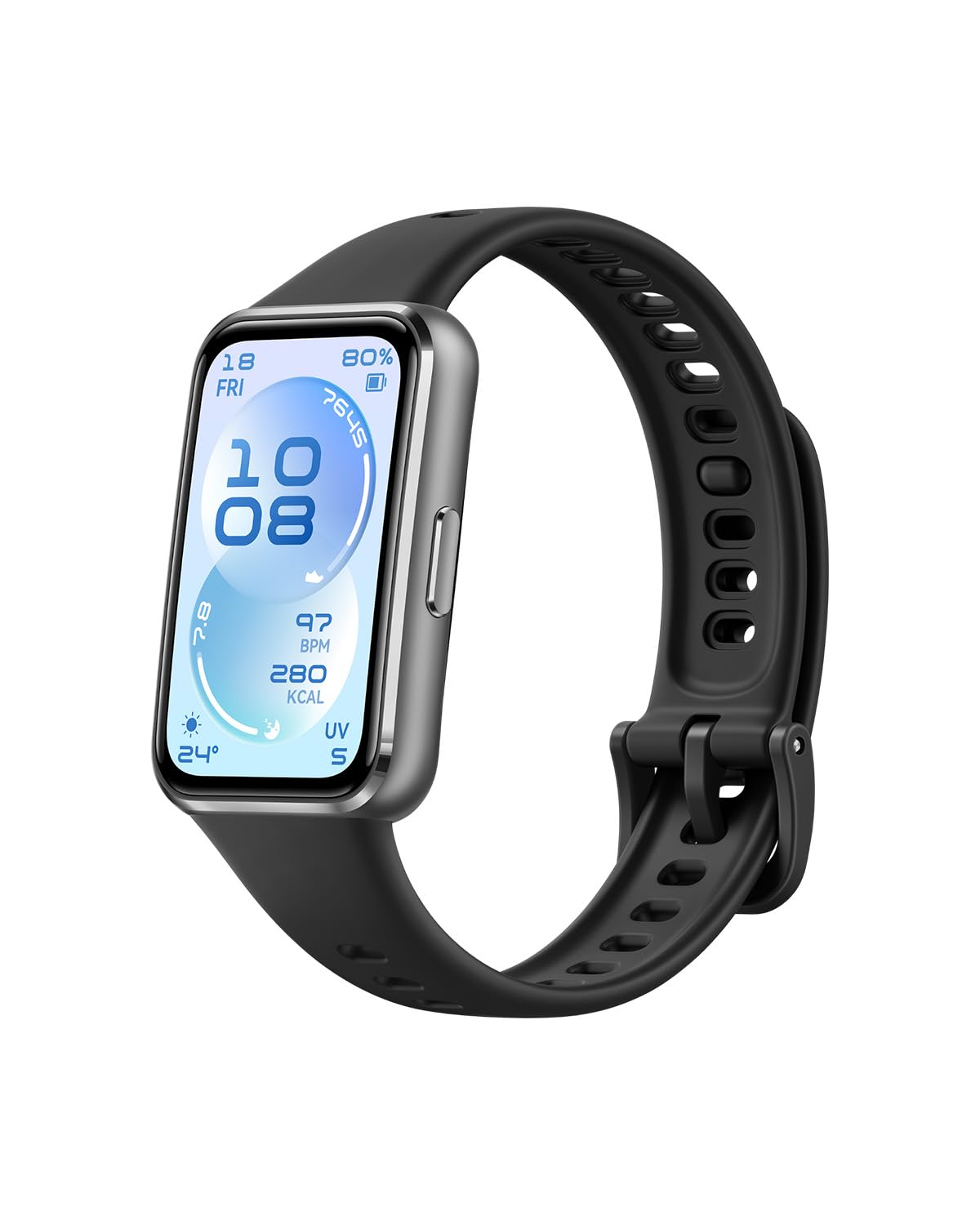 スマートウォッチ 薄型軽さ17g 軽銀入れもの 1.62in大画面 14昼日なか守りつづける蓄電池 黒いこと