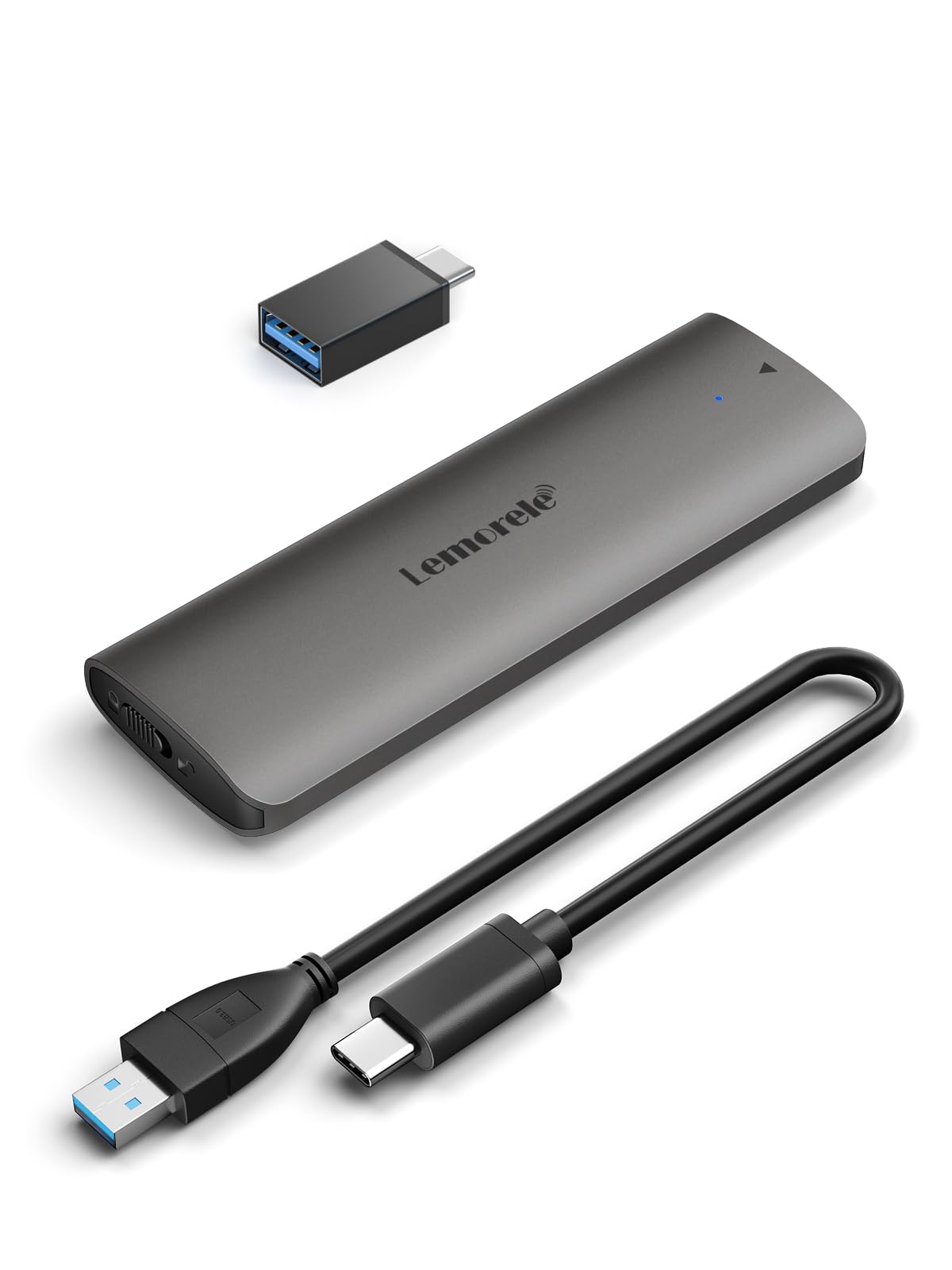 M.2 SSD 容れもの NVMe USB3.1 Gen2 取り替えっこアダプタ 外信用販売 運転容れもの 弾丸道路伝える 軽銀アロイ 携帯型