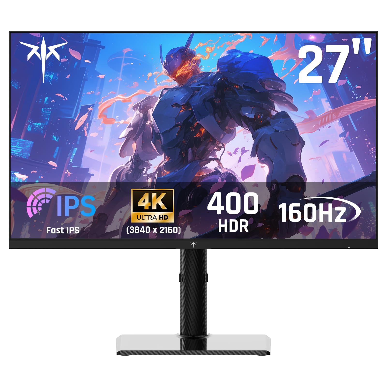 モニター 27インチ 4K UHD 160Hz 高速IPSパネル 1ms HDR400 アダプティブ同期 HDMI DisplayPort 高さ調整 ピボット 液晶ディスプレイ｜EverestOnline