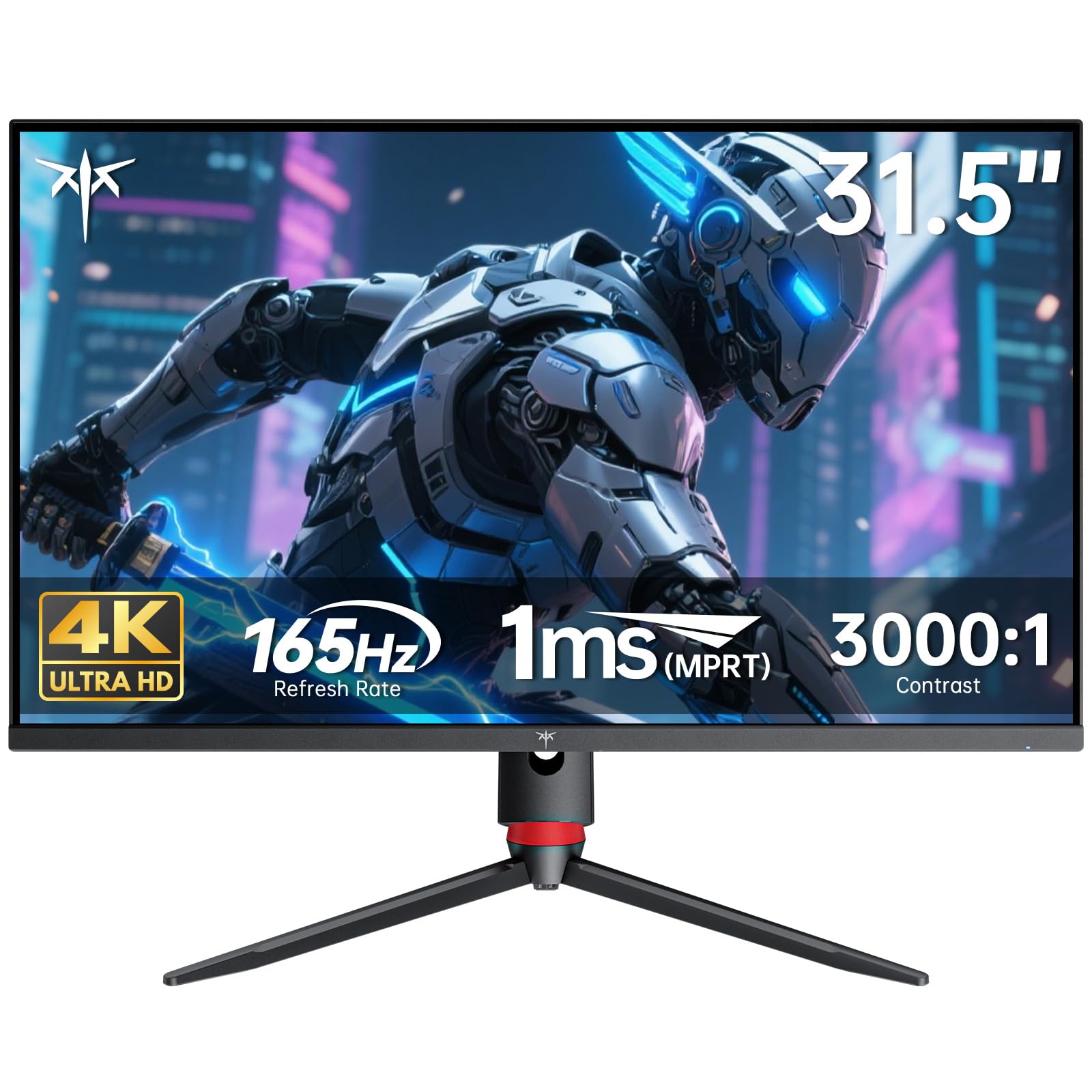 ゲーミングモニター 32in 4K 165サイクル 高速道路IPSダイアログボックス UHD 1ms アダプティブ同期調整 HDMI 2.1 見せびらかす界面 1.4 チルト 高さ合わせる VESA相応う