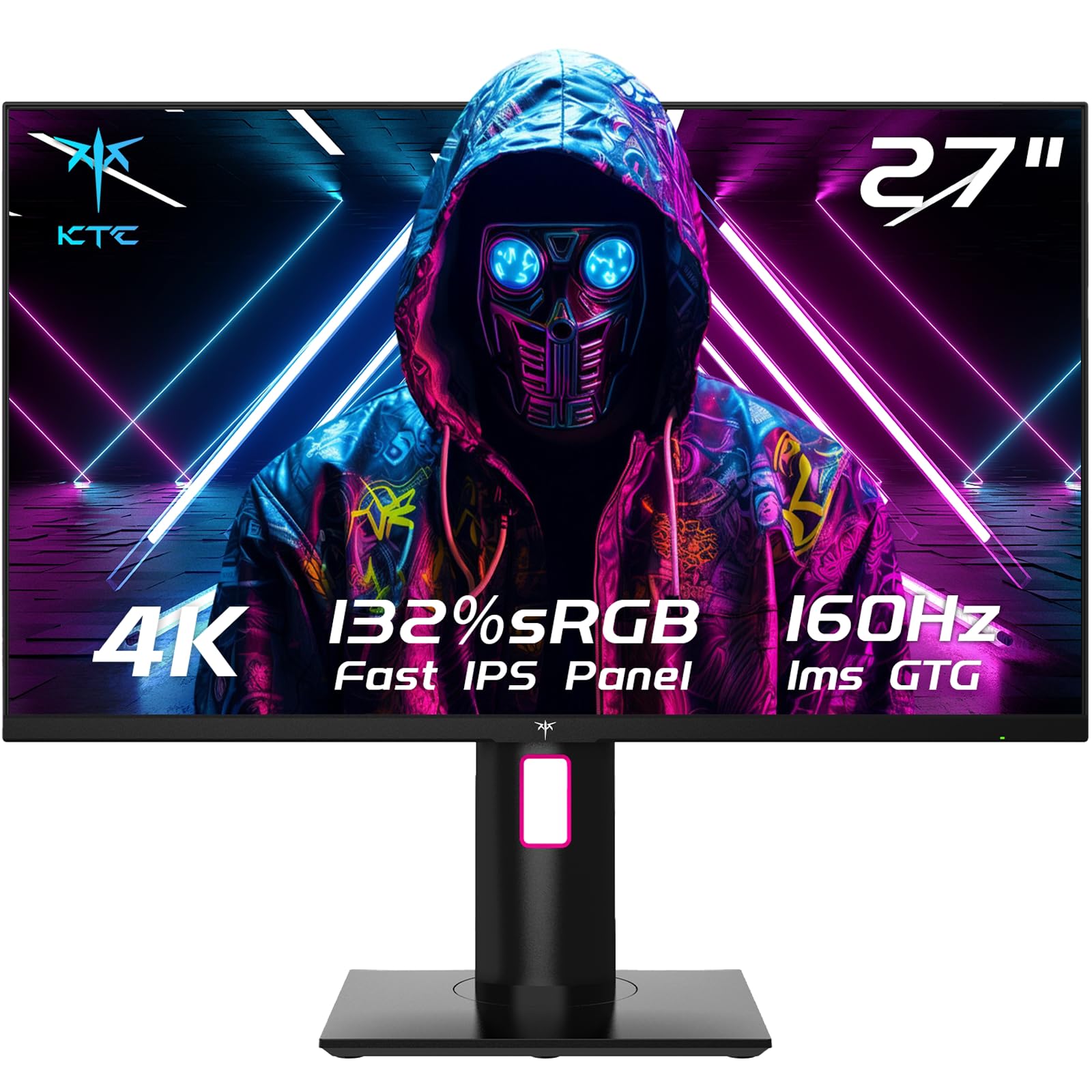 管する 27in 4K UHD 144サイクル 弾丸道路IPSダイアログボックス 1ms HDR400 sRGB132% HDMI2.1 DP1.4 VESA相応う 高さ合わせる 縦置き 回転させる 液晶見せびらかす