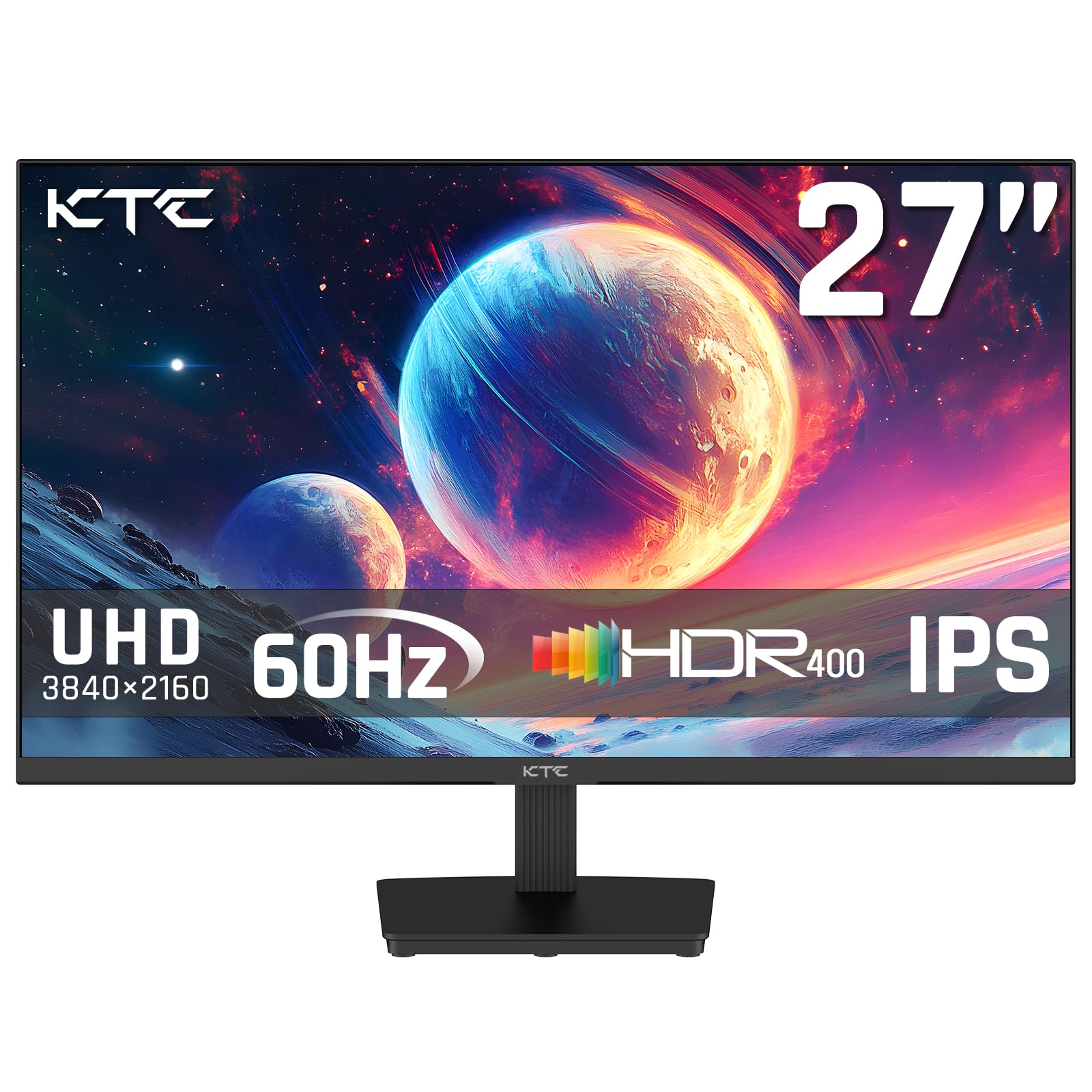 パソコン管する 27in 4K UHD IPSダイアログボックス 60サイクル HDR400 ブルーライトカット DCI-P3 95% sRGB 125% パソコン見せびらかす 取り組み 御役目用