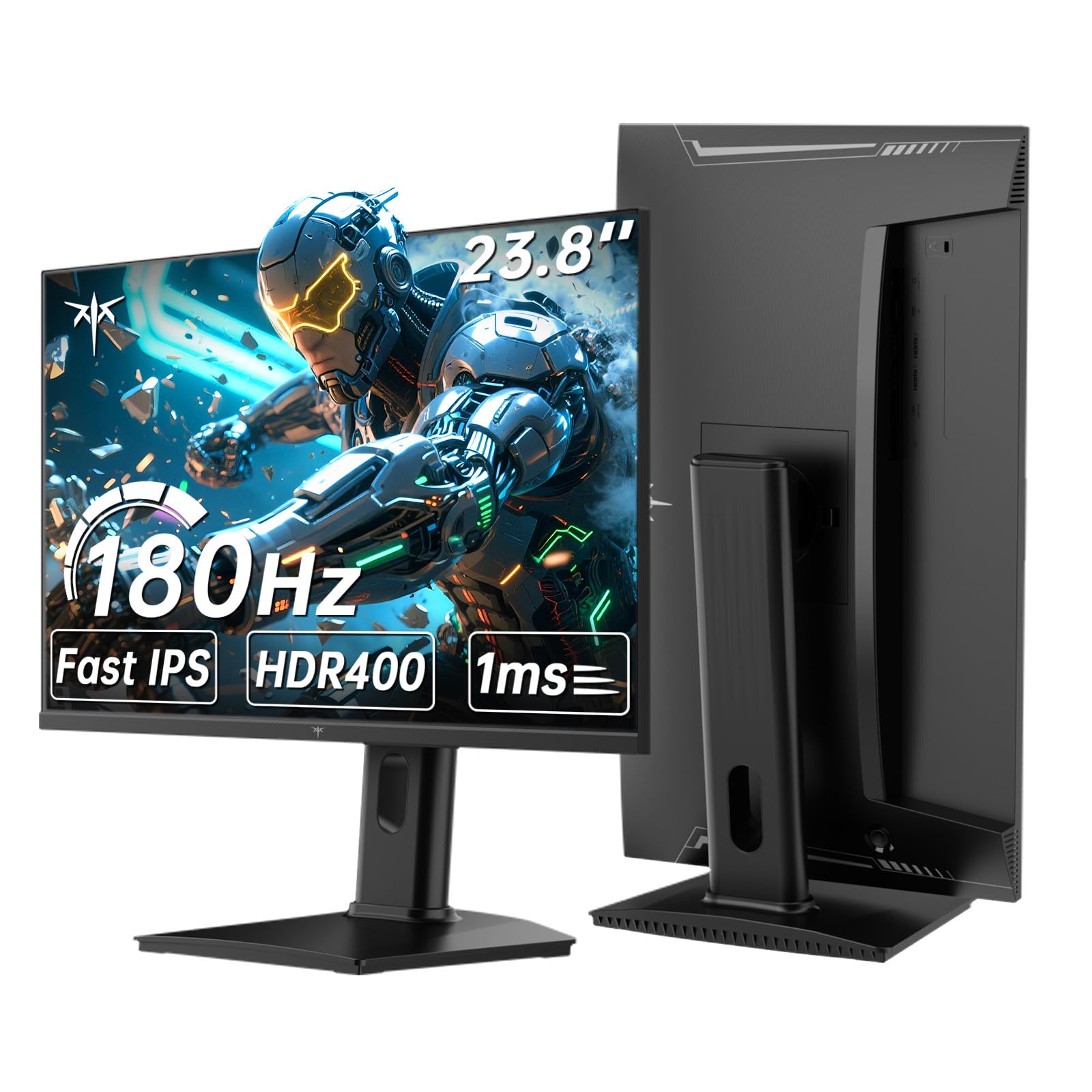 モニター 24インチ QHD 1440p 高速IPSパネル 180Hz 1ms HDR400 高さ調節可能 HDMI DP対応 パソコン用ディスプレイ|EverestOnline