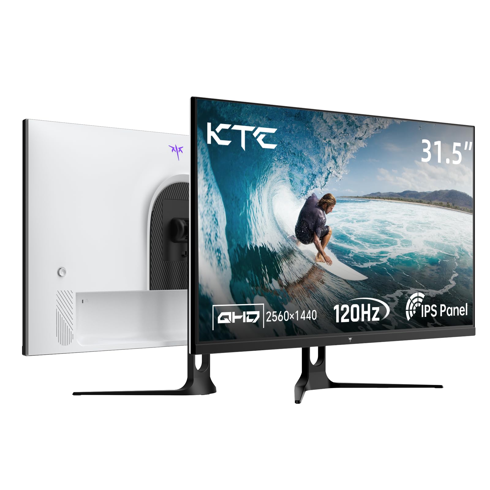 パソコン管する 32in 2K 1440P IPS 見せびらかす 120サイクル アダプティブ同期調整 HDR10 sRGB 109% アイケア HDMI DisplayPort チルト VESA相応う 白いこと 養護ホーム事務室 力くらべ用