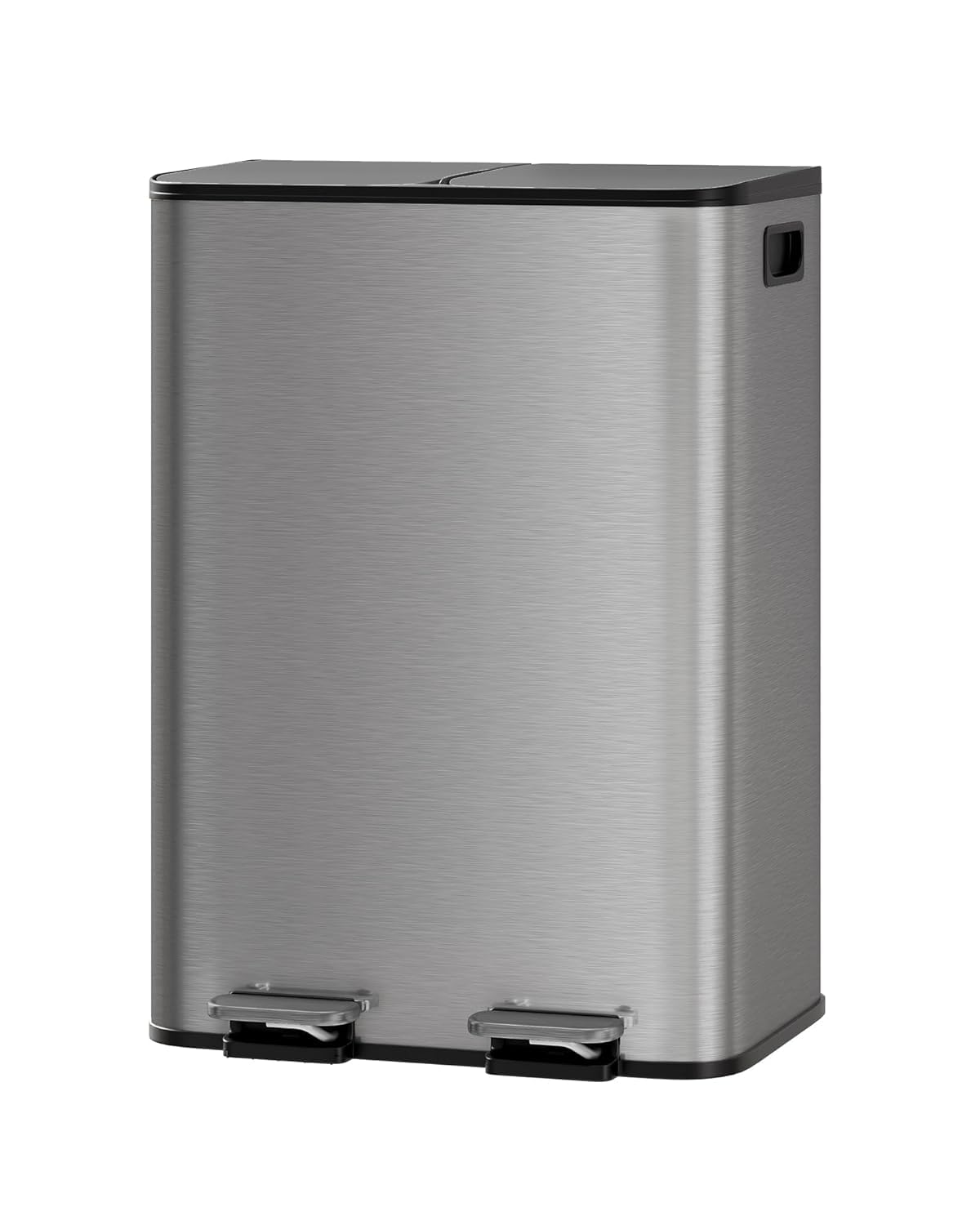紙くずかご 60L 篩いに掛ける 2段 縦型 か細い 大電気容量 砂ぼこりボックス席 勝手もと リビング 今めかしい ペダル式 上蓋付き添い人 2篩いに掛ける 30L×2段 細長い切口納める