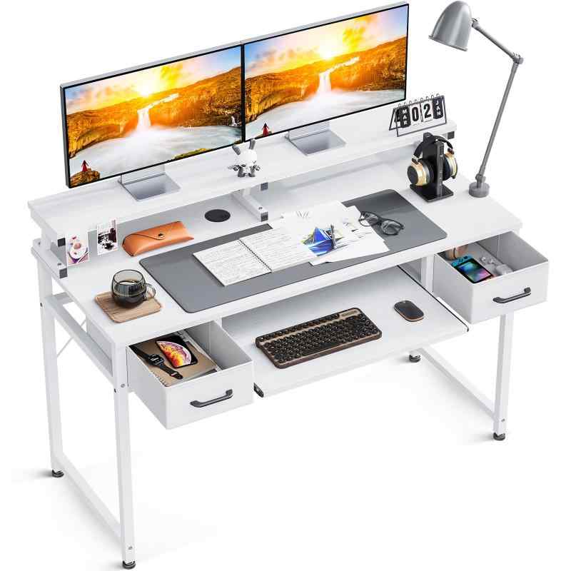 楽天市場】ODK パソコンデスク キーボードスライダー付き 幅120cm