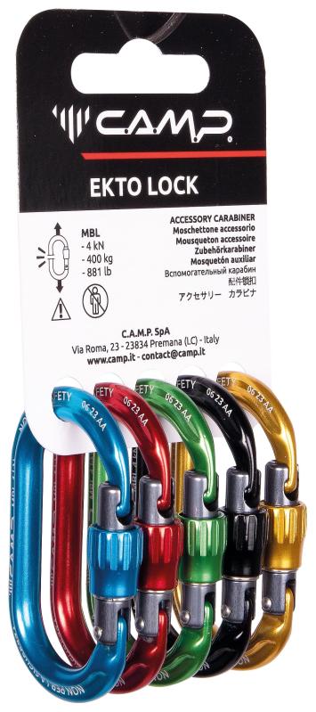 カンプ CAMP アクセサリーカラビナ ラックパック EKTO ロック 5351300
