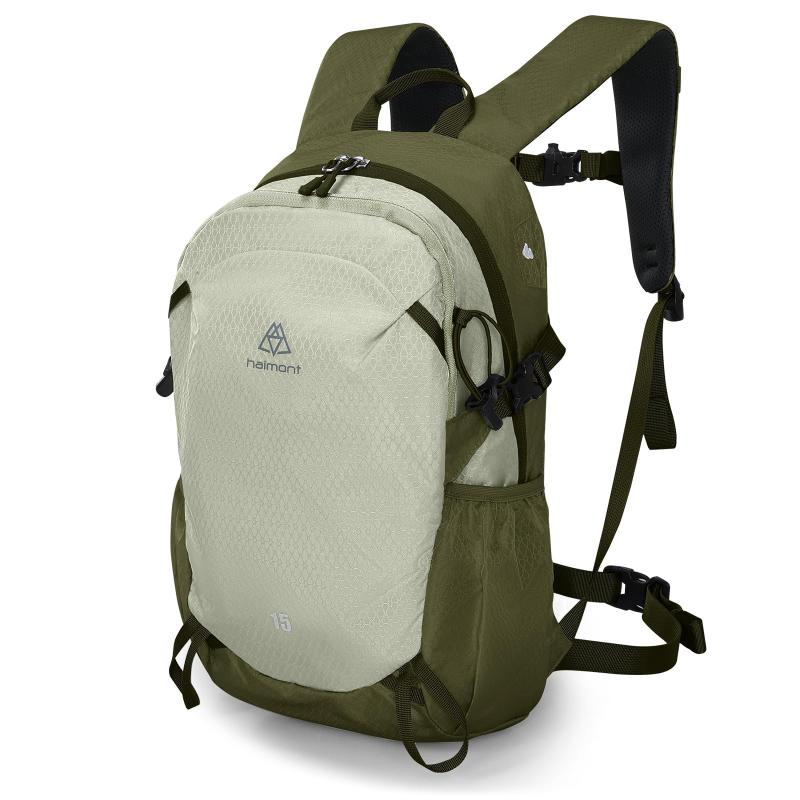 [Haimont] トレッキング リュック 軽量 登山 リュック レディース 15リットル ハイキング バックパックアウトドア リュックサック 丈夫 ポール収納 男女兼用 日帰り フィット