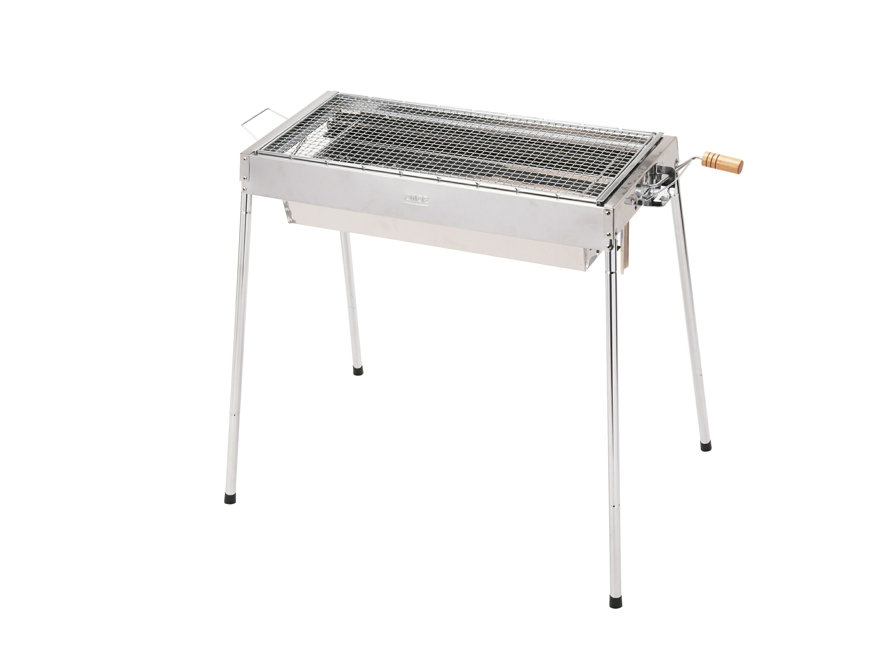 尾上製造所(ONOE) イヴォルブバーベキューコンロ-65HL EV-65HL  網の高さ4座標軸 網焼き 串焼き 脚の高さ3座標軸 アウトドア 難民キャンプ 丸焼き