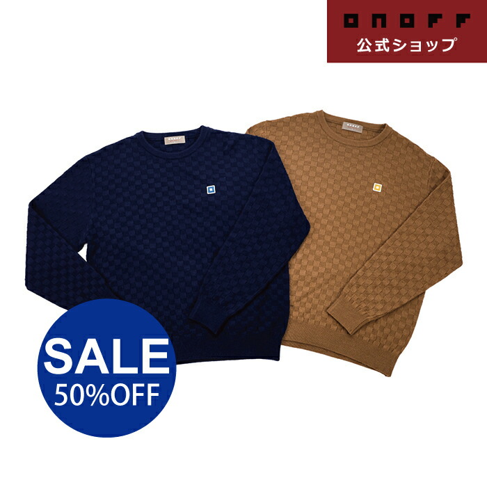 オノフ　ONOFF ゴルフ セーター M ホワイト オノフ ONOFF ゴルフ セーター M ホワイト オノフ ONOFF ゴルフ