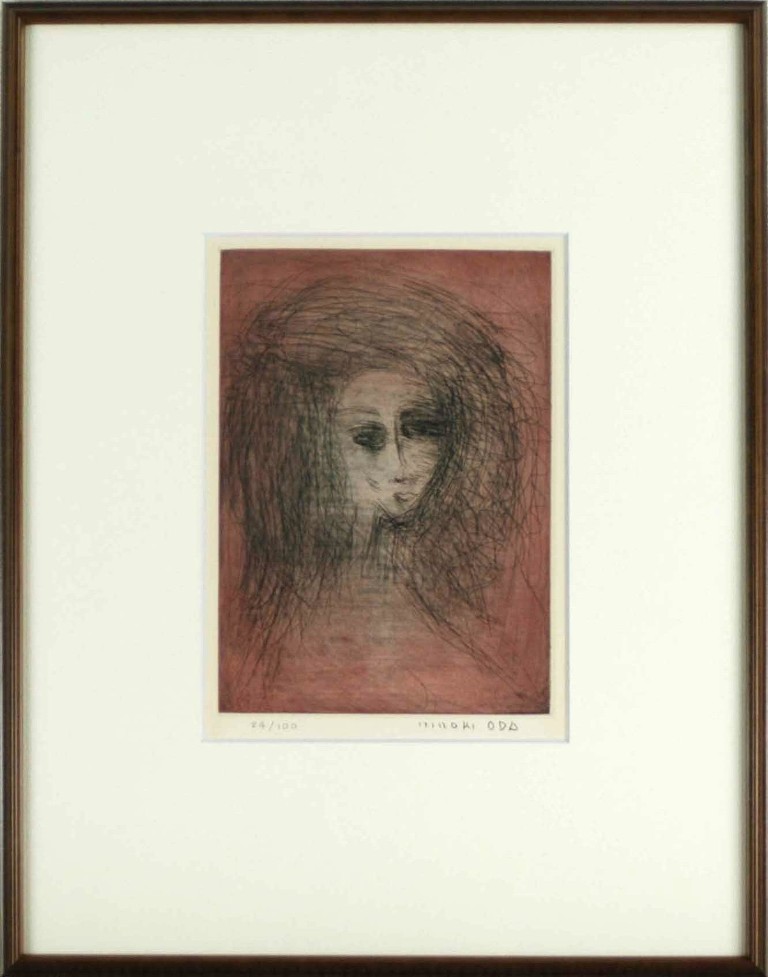 楽天市場】岡本省吾 「朝の木」 銅版画 : 小野画廊