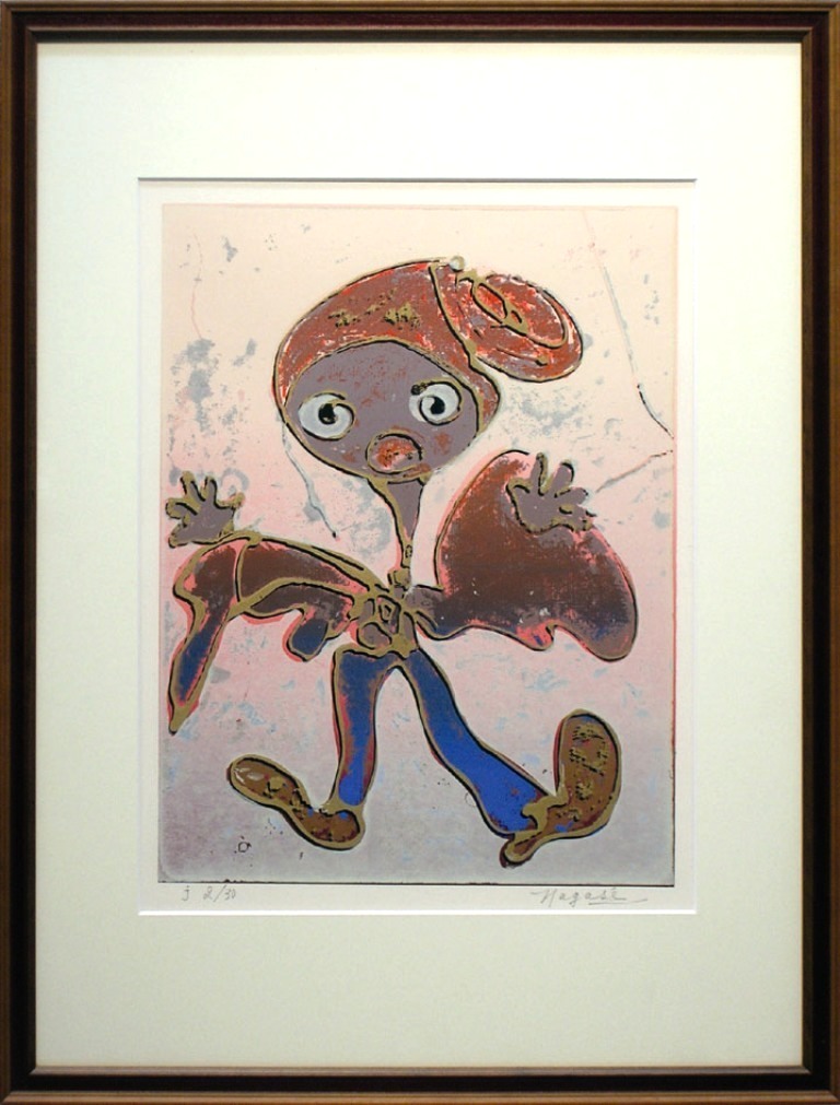 楽天市場】三尾公三 「牀の女」 シルクスクリーン : 小野画廊