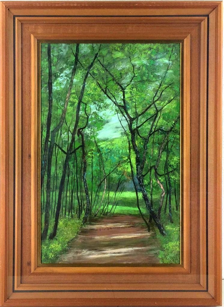 楽天市場】北村 巌 「武蔵野」 油彩8号 : 小野画廊