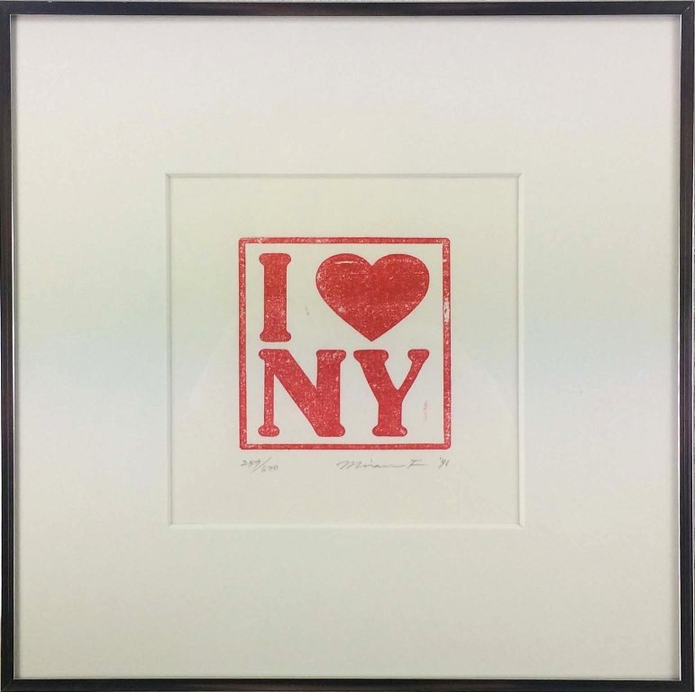 福田美蘭　「Stamp I Love NY」　スタンプ