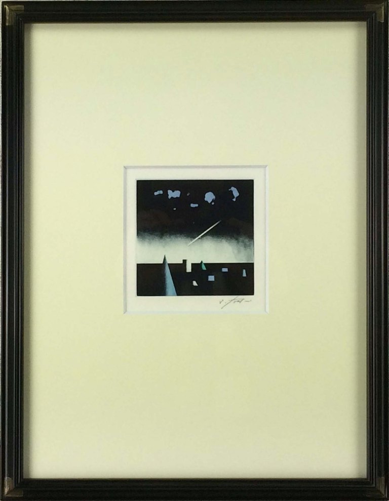 坂本好一 (さかもと こういち)『馬の宙B』銅版画 30部限定 : 5/30 坂本好一 (さかもと こういち)『馬の宙B』銅版画 30部限定 : 5