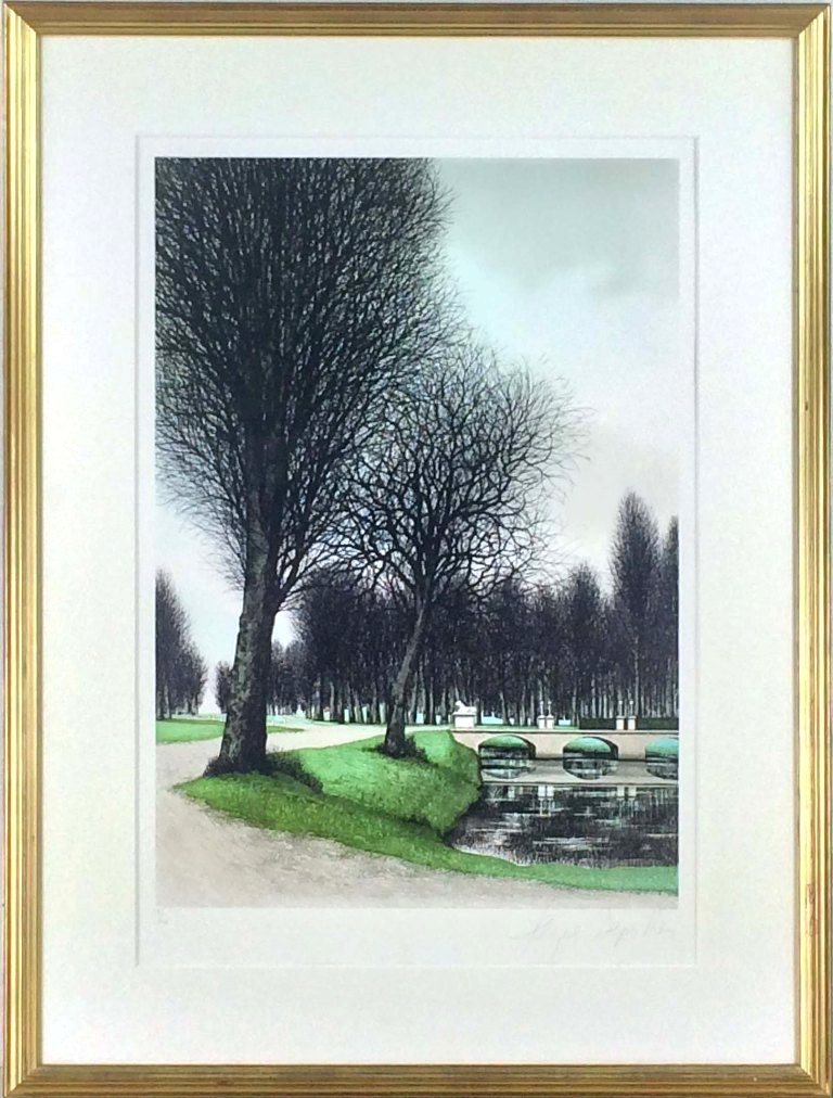 楽天市場】ゴルフ場 絵画 風景画 リトグラフ 版画 ジャック