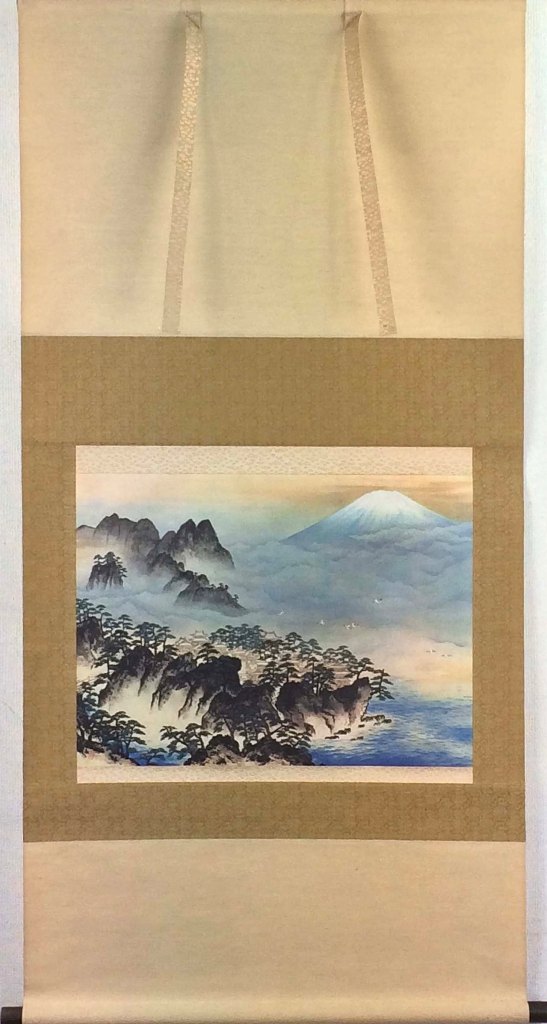 楽天市場】横山大観 「朝陽映島」 工芸軸 : 小野画廊