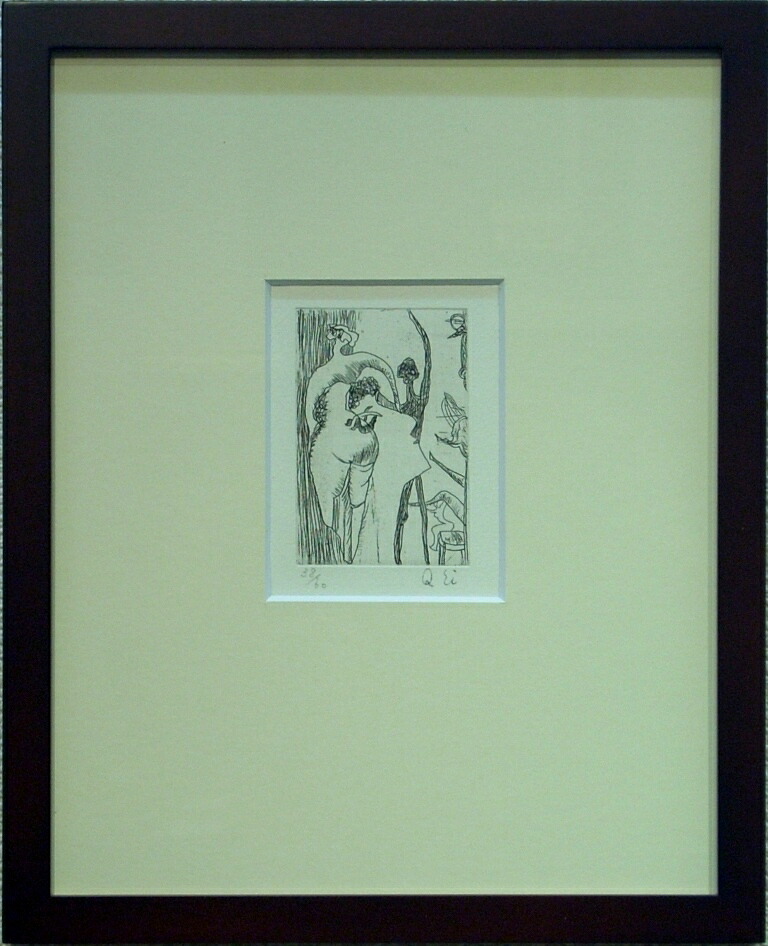 楽天市場】白井昭子 「New Yorker」 銅版画 : 小野画廊