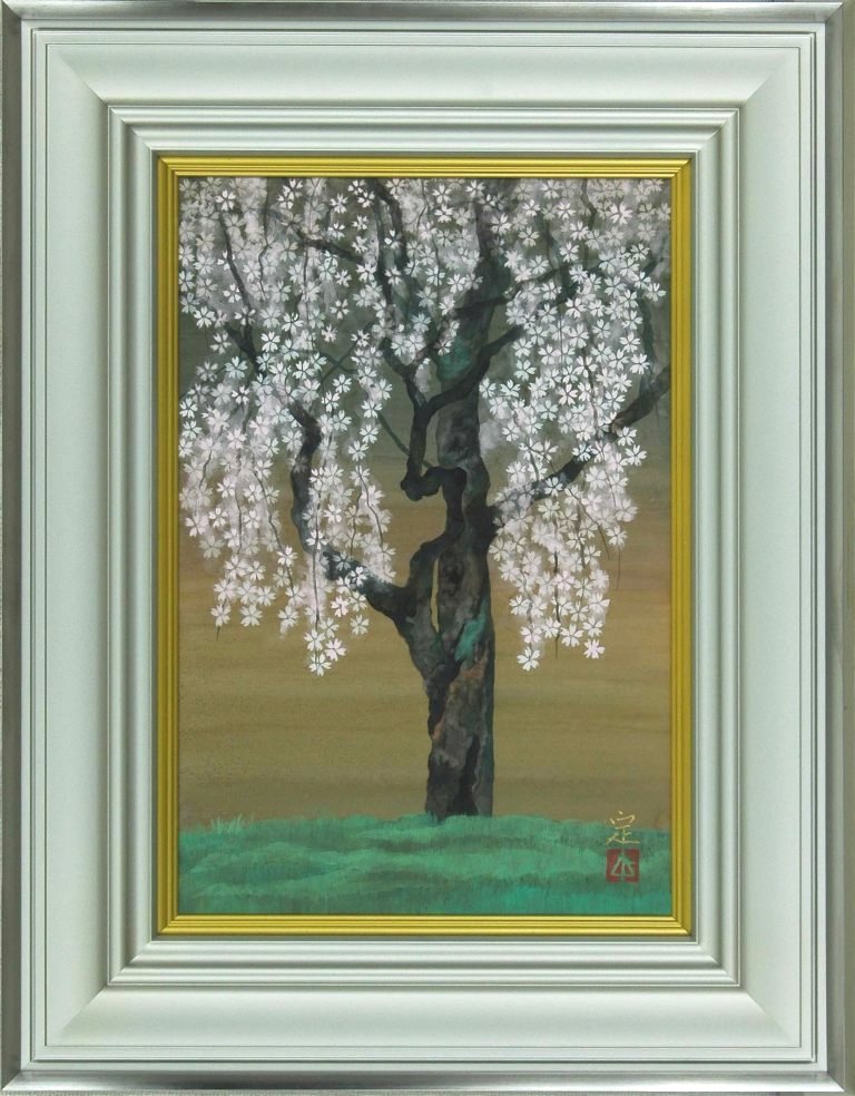 小野具定【野の朝】 日本画 10号 楽天市場】小野 定 「百合」 日本画10号 : 小野画廊