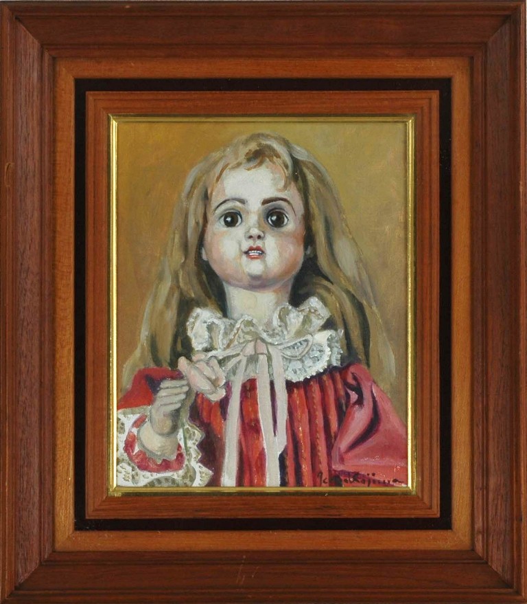 楽天市場】四宮 修 「人形」 油彩SM : 小野画廊