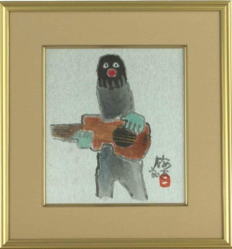 楽天市場】畦地梅太郎 「雪渓に立つ」 木版 : 小野画廊