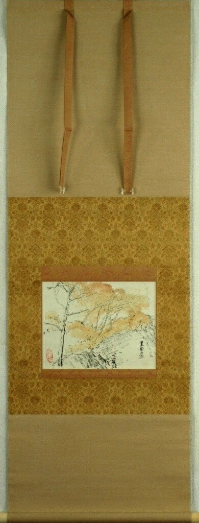 冨田渓仙　「箕面山道」　掛軸（二重箱）｜小野画廊