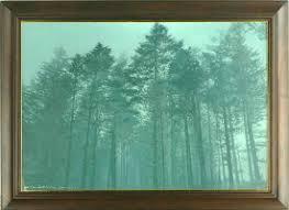 水口裕務　「霧の林」　油彩20号 175,000円