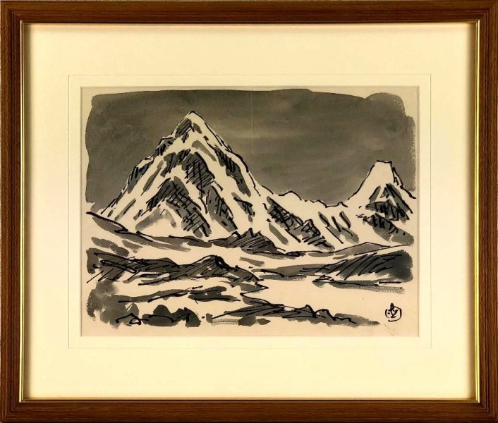 楽天市場】松本竣介「顔」ペンデッサン : 小野画廊