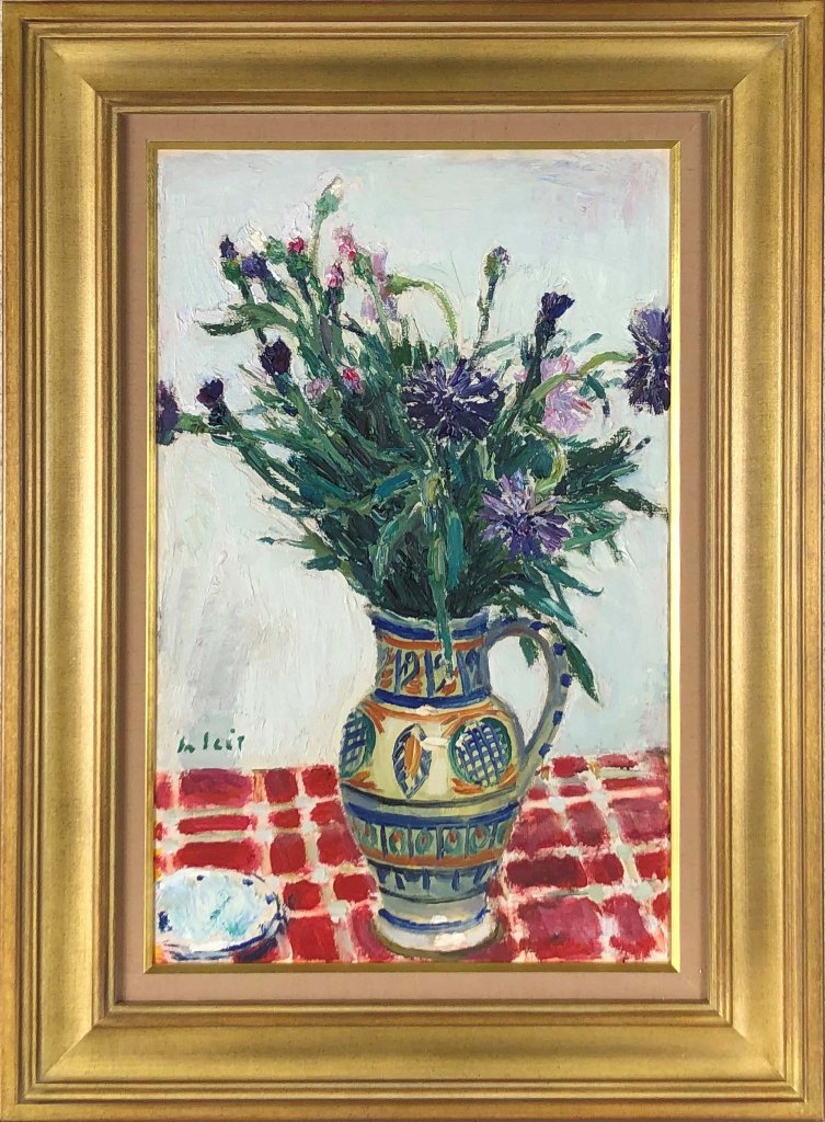 鷹山宇一 朝ノ花 絵画 油絵 油彩 朝の花 絵画買取・販売の小竹美術