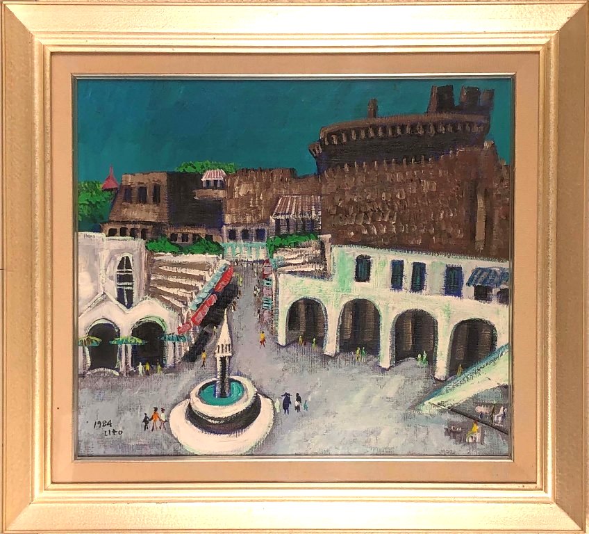 楽天市場】宇藤義一 「風景」 油彩3号 : 小野画廊