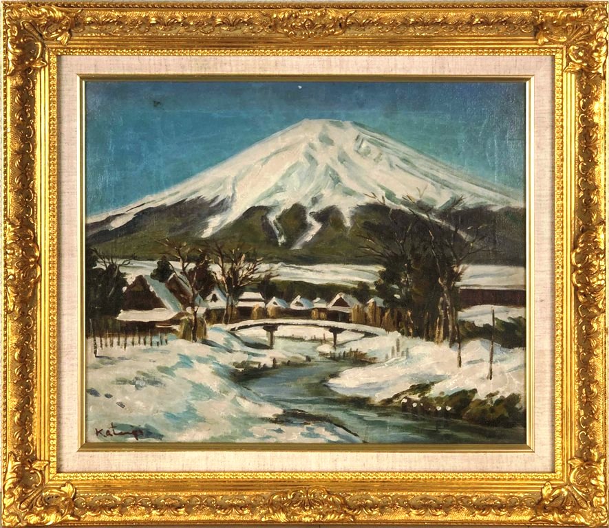 洋画家 工藤昭重作[奥入瀬川]