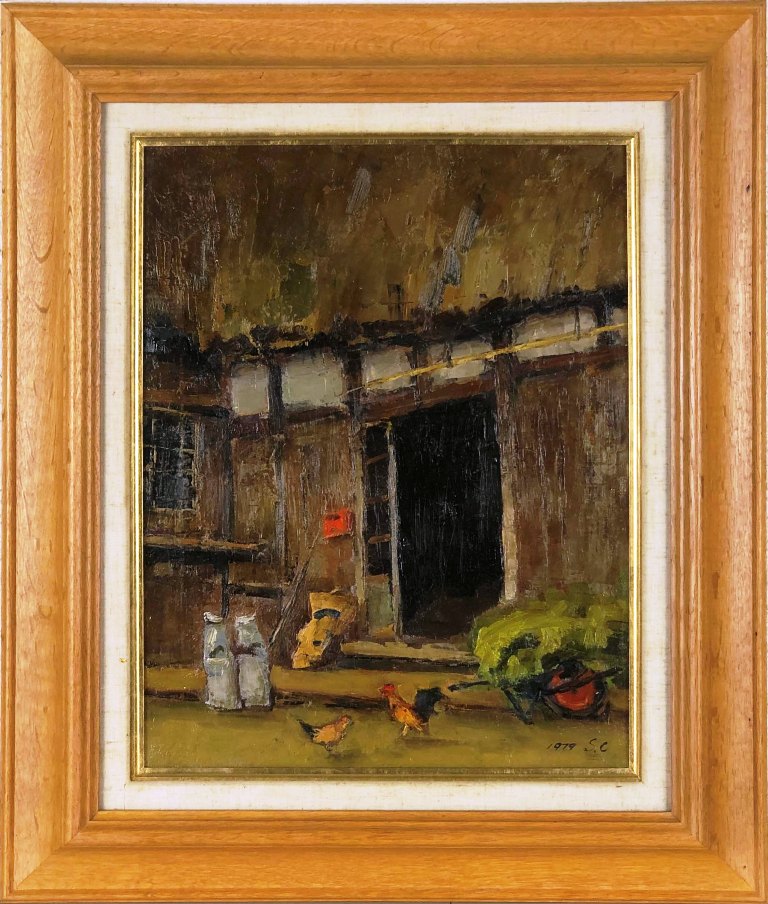 楽天市場】平田武夫 「妻篭宿」 油彩6号 : 小野画廊