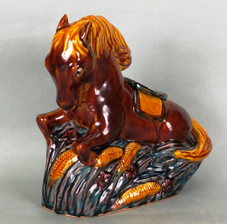 九谷焼　二代　徳田八十吉 虎　寅 フィギュリン　置物 共箱 文化勲章　2306 九谷焼 二代 徳田八十吉 虎 寅 フィギュリン 置物 共箱 文化勲章