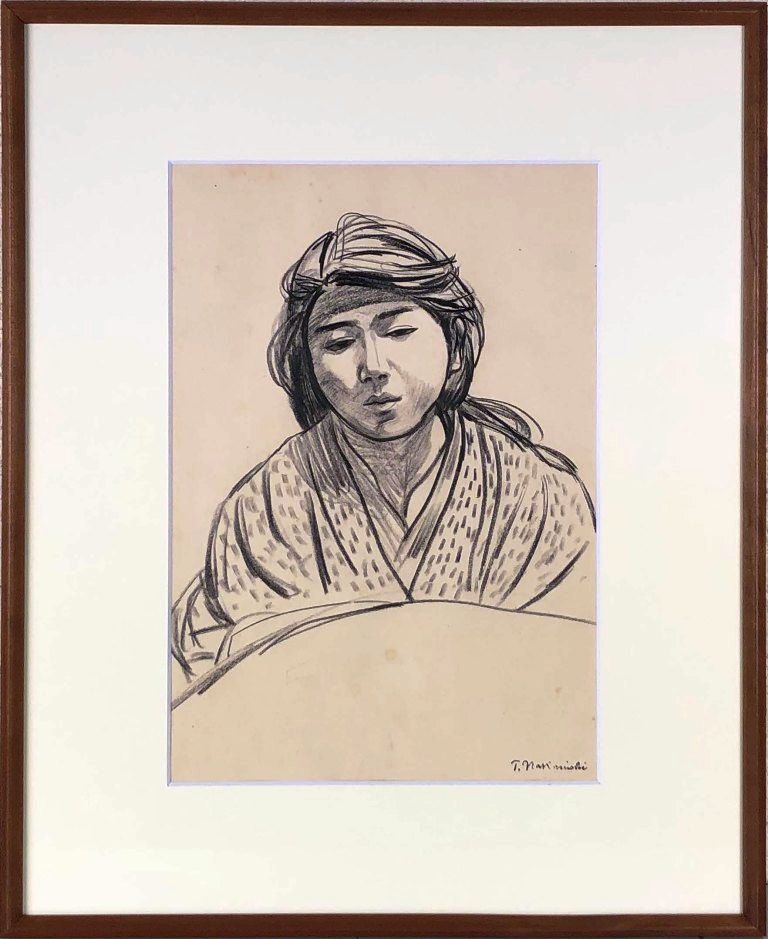 大型セールや時期 II」 「婦人像 楽天市場】中西利雄 素描 小野画廊 : 絵画