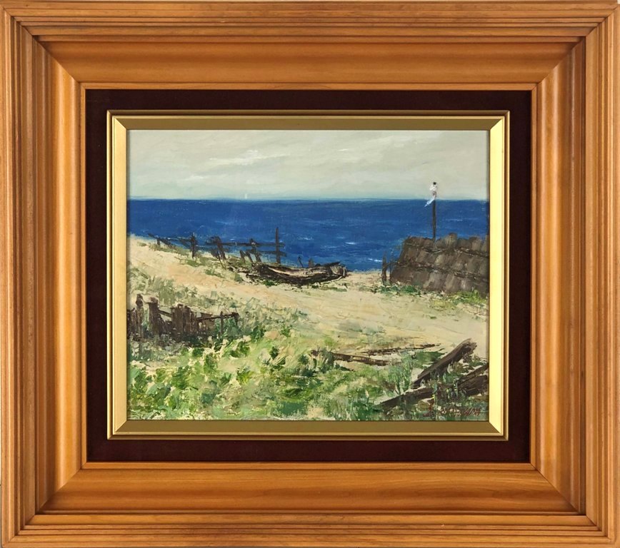 松木満史 油彩 風景画 油彩画 楽天市場】松木満史 [花」 油彩15号 : 小野画廊