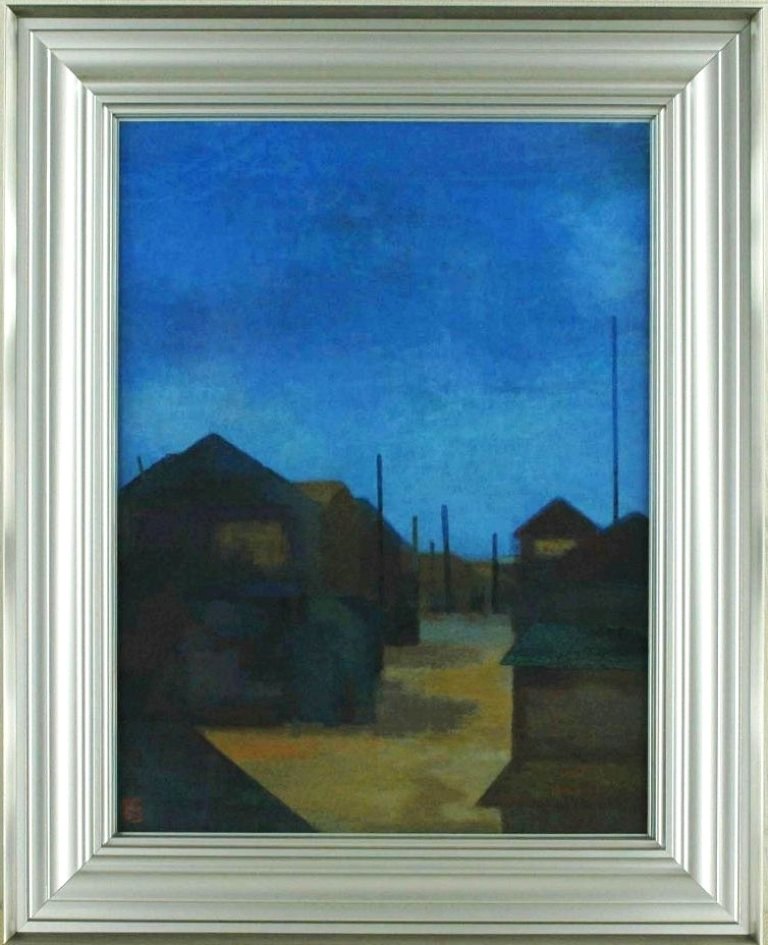 楽天市場】佐藤元彦 「こすもす」 日本画4号 : 小野画廊