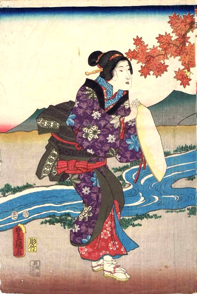 楽天市場】歌川豊国 「幡随院長兵衛 他」 木版（浮世絵） : 小野画廊