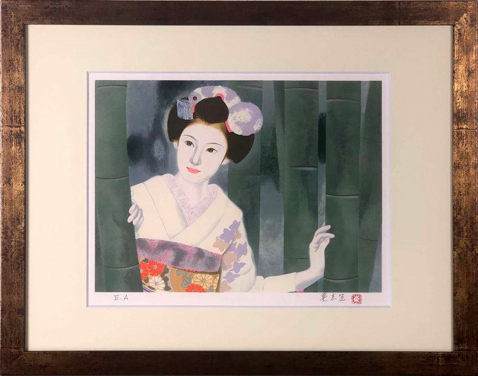 楽天市場】大藪雅孝 「 牡丹 」 オリジナル リトグラフ : 内田画廊