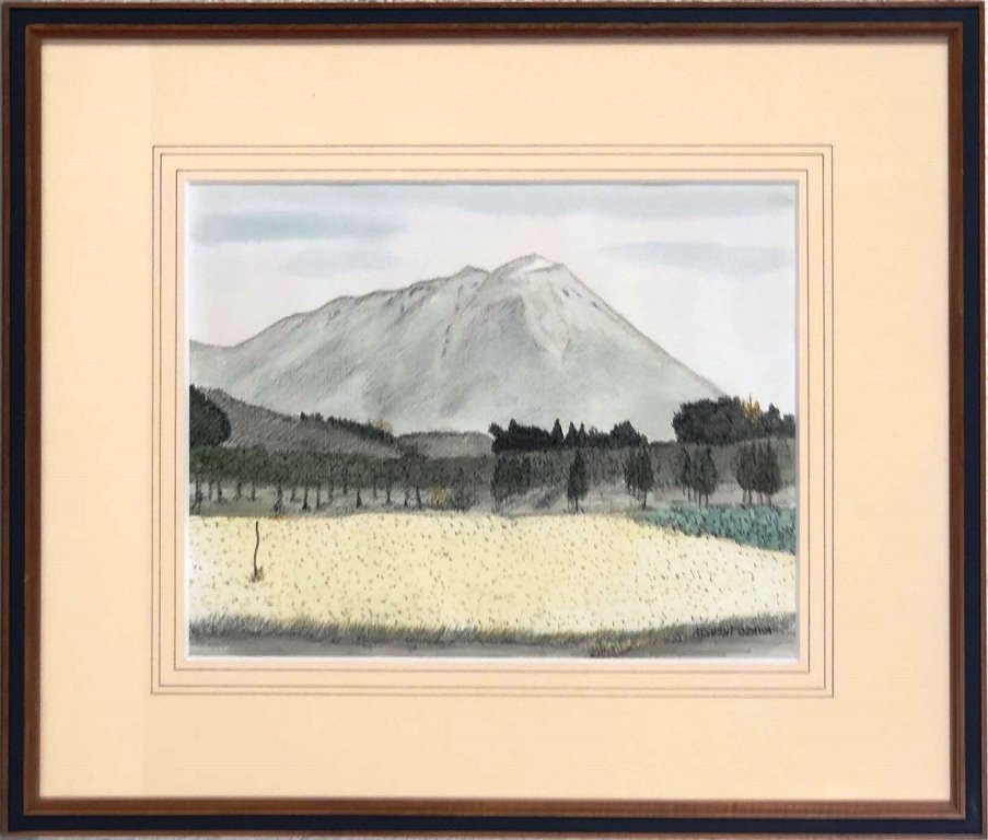 水彩画　渡辺俊明作　「朝がきました。今日一日の自分に出会いました」 絵画渡辺俊明 水彩画 お値引きしました。 - メルカリ