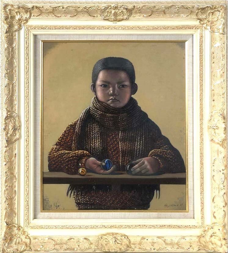 楽天市場】玉有万範 静物 油彩6号 : ギャラリーダッドアート