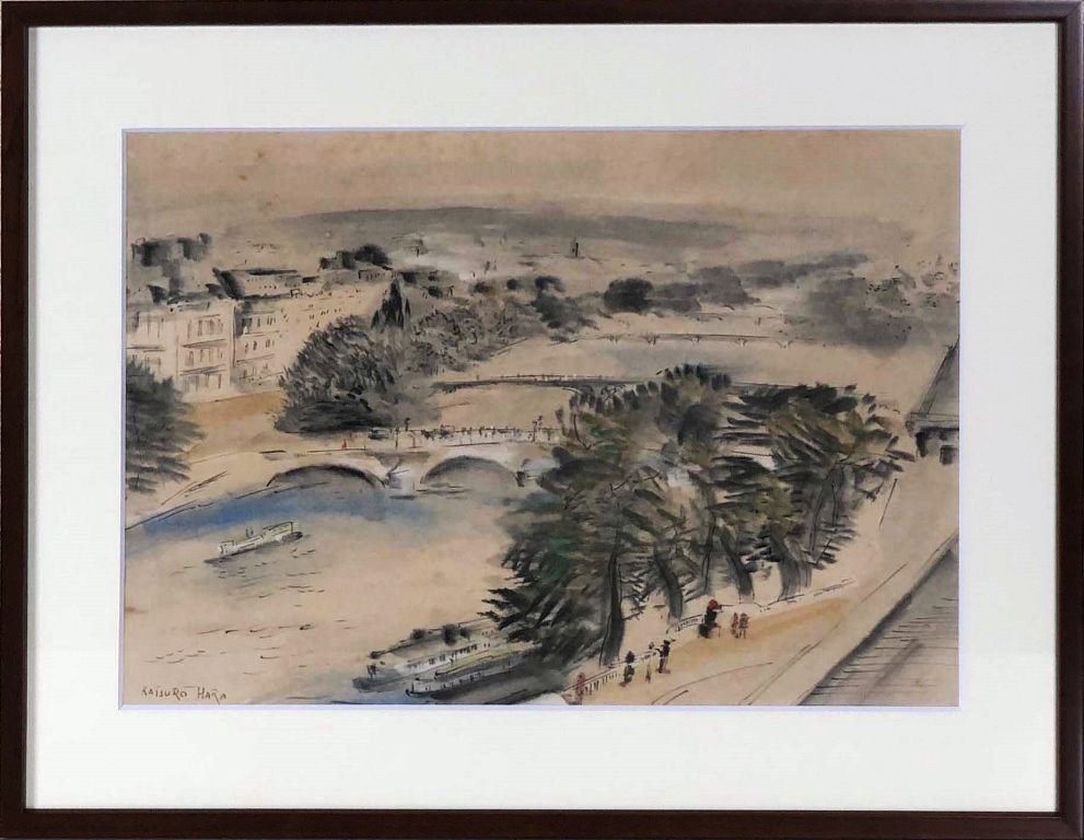 原 勝郎　「風景」　水彩｜小野画廊 29,250円