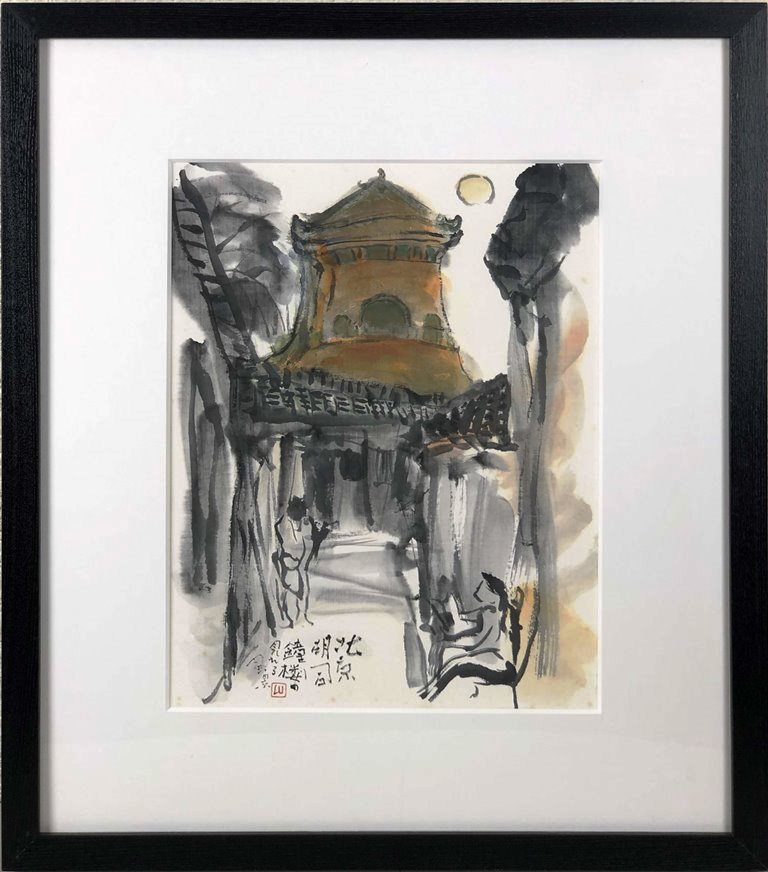 楽天市場】松井ヨシアキ 「カフェの二人」 油彩10号 : 小野画廊