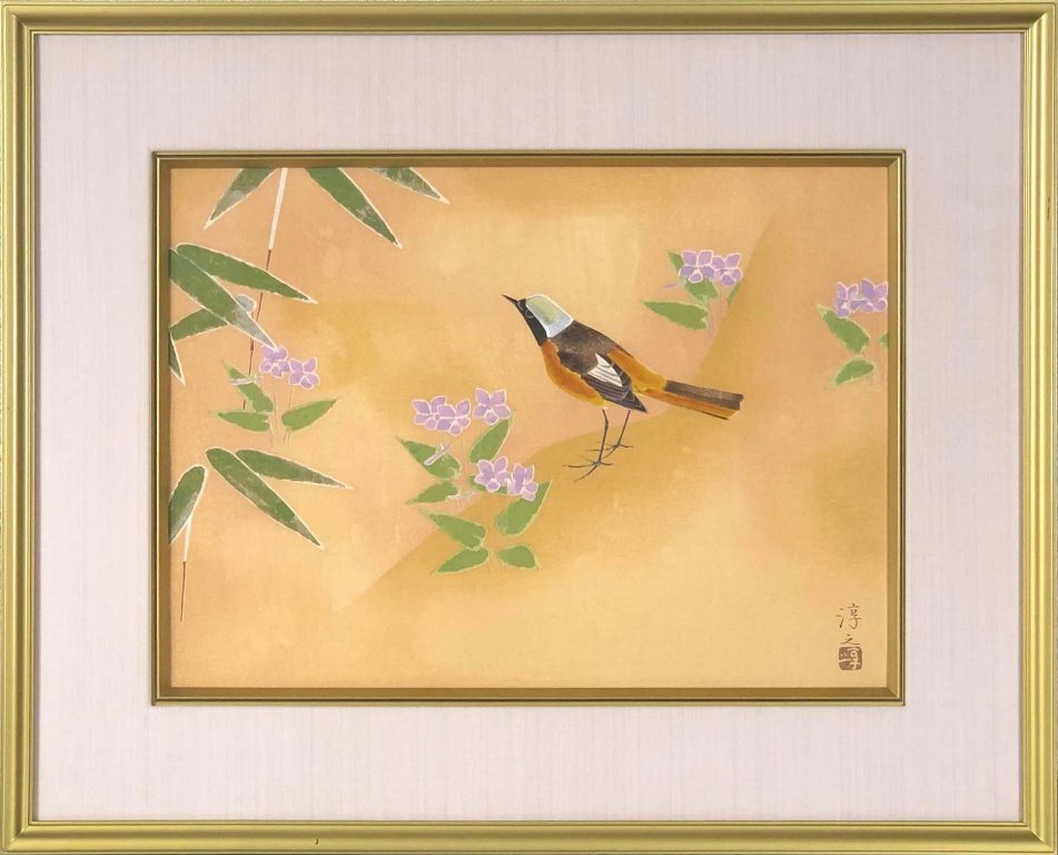美品 上村松園「娘深雪」シルクスクリーン 上村淳之監修 証明シール有 額縁入り 美品 上村松園「娘深雪」シルクスクリーン 上村淳之監修 証明