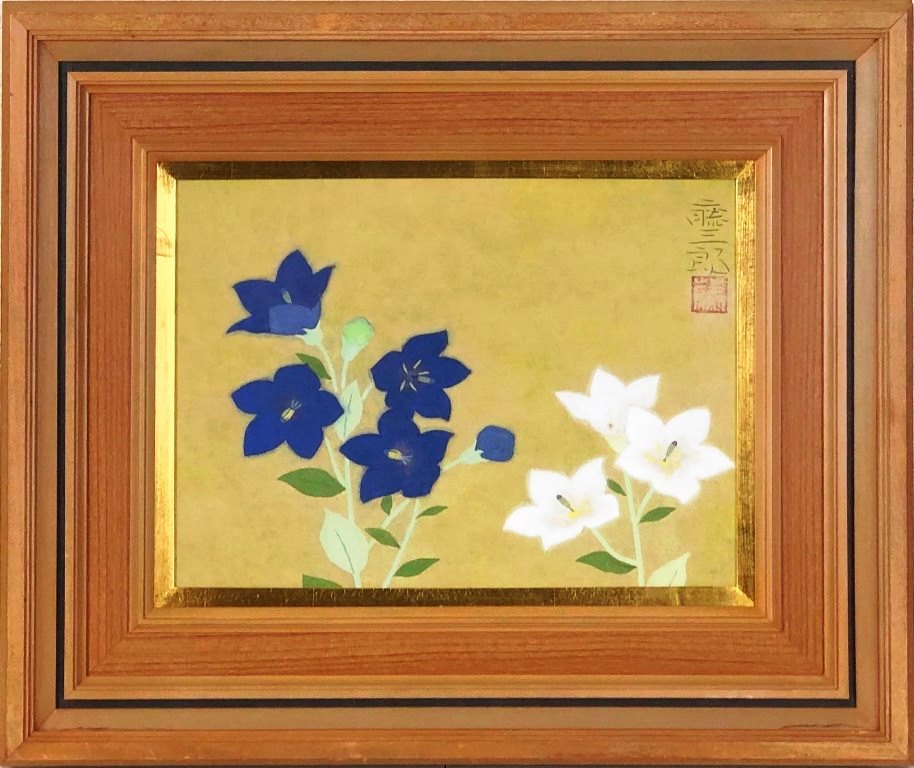 楽天市場】佐藤元彦 「こすもす」 日本画4号 : 小野画廊