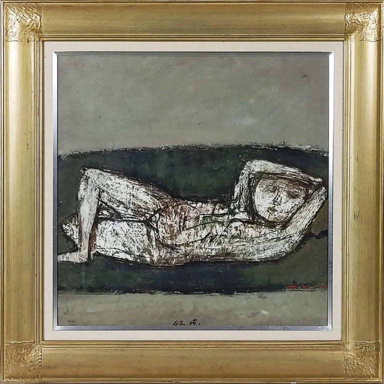 楽天市場】渡辺貞一 「少女」 油彩SM : 小野画廊