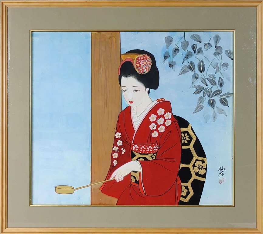 楽天市場】宮下柚葵 「積雪の朝」 日本画10号 : 小野画廊