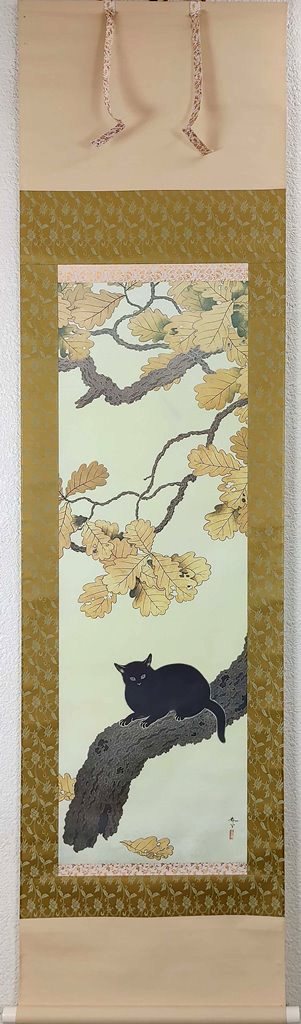楽天市場】菱田春草 「湖辺白鷺」 工芸軸 : 小野画廊